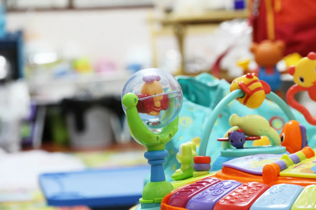 Juguetes de bebe en tienda