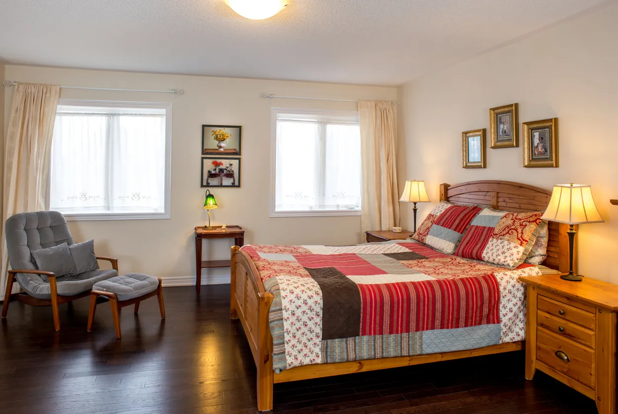 Recamara limpia y ordenada de una casa. Importante la limpieza mejor respiración y mayor confort