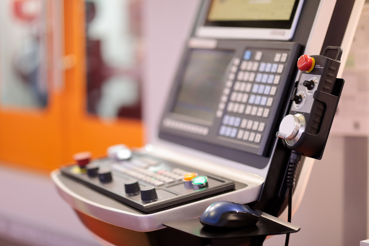 Interfaz hombre-máquina o HMI para una máquina CNC