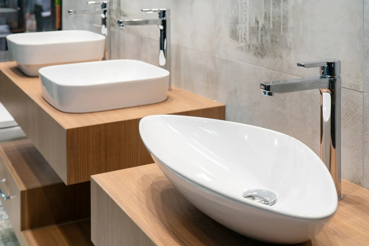 lavabo moderno en baño