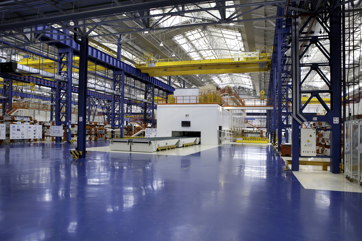 Interior del edificio Industrial