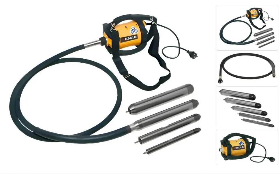 Vibrador eléctrico para concreto ENAR Dingo 1800W 3m 40mm