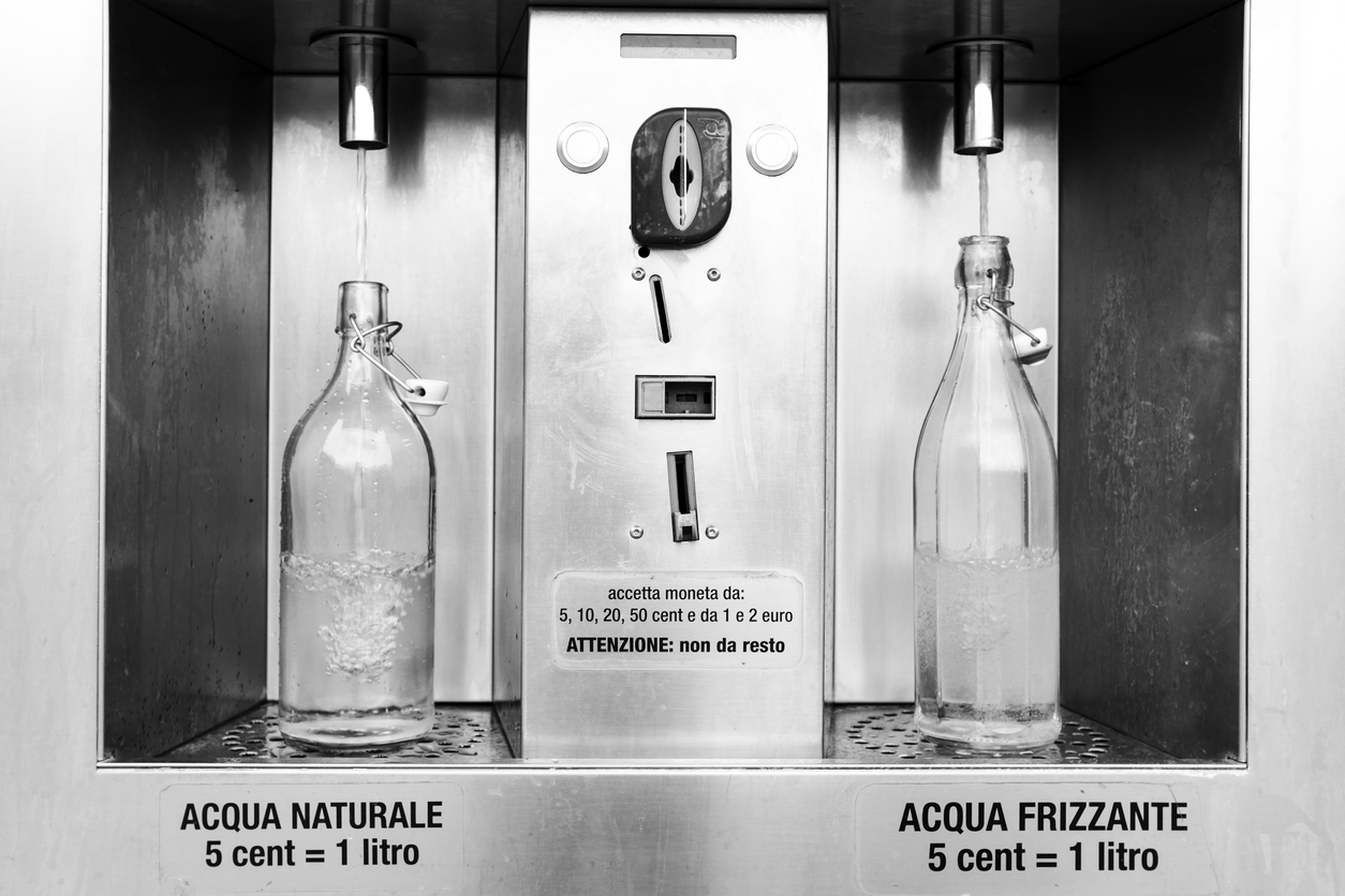 Dispensador de agua purificada barata para agua natural y agua con gas 