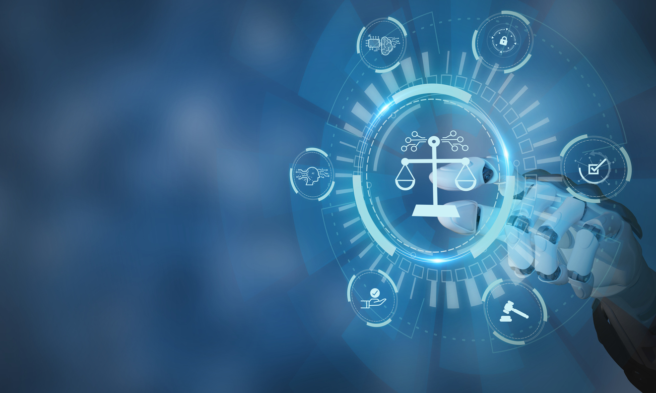 Ética de la IA o concepto de la Ley de la IA. Desarrollar códigos éticos de IA