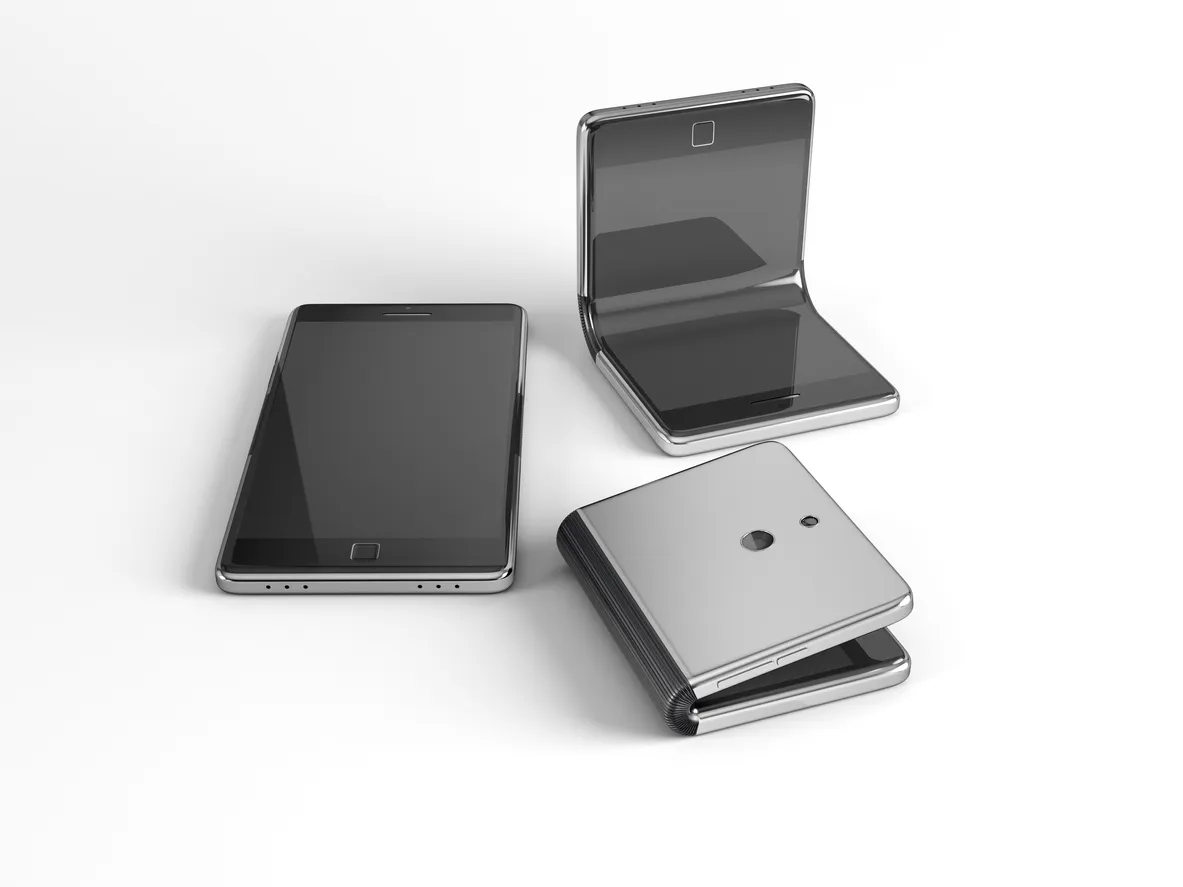 Ejemplo de celular plegable