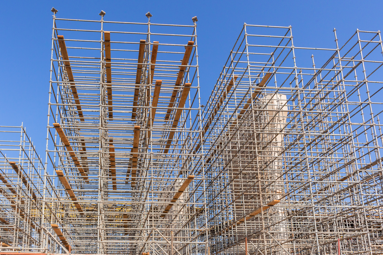 Andamios industriales para obra, planta y mantenimiento continuo