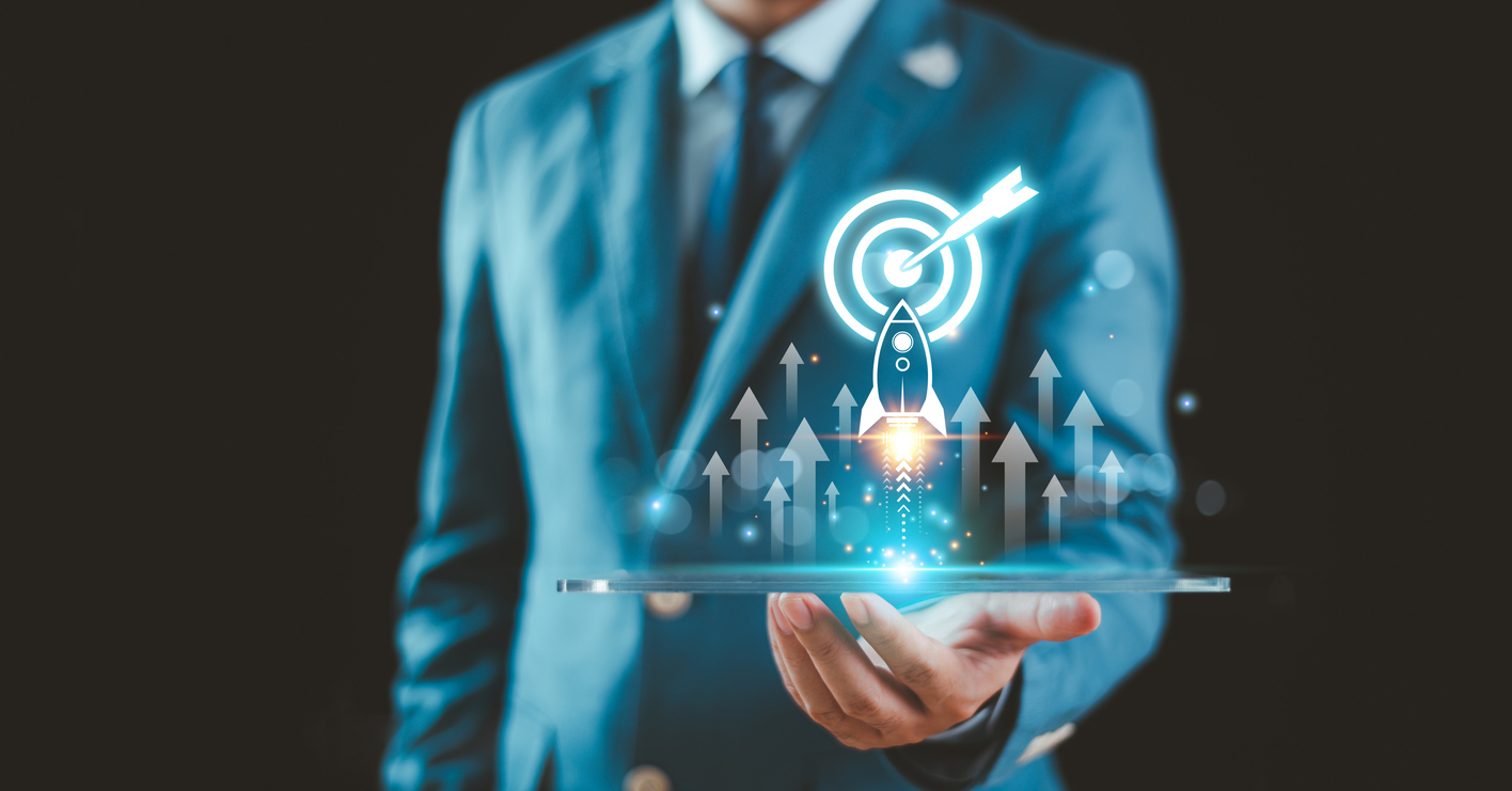 Aumentar el concepto de tendencia del plan de negocios de la estrategia.