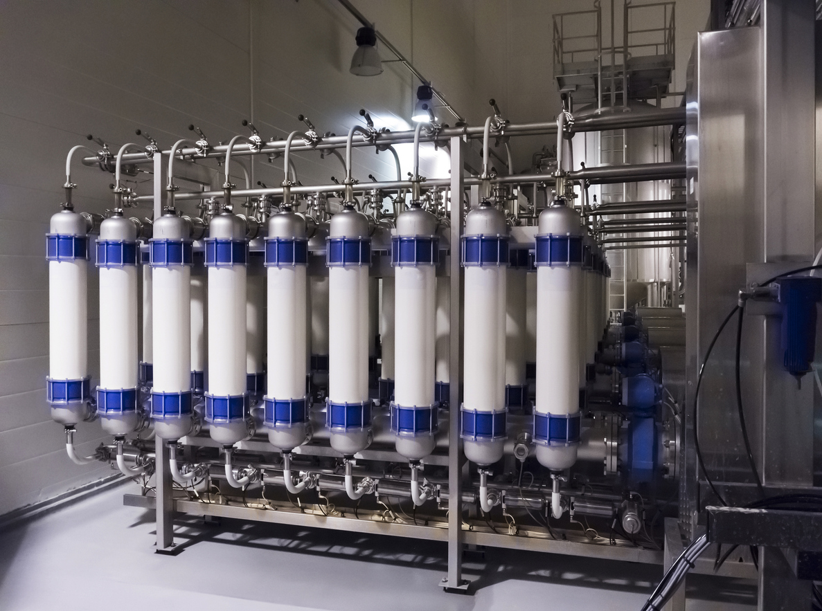 Estación de sistema de filtro super moderno