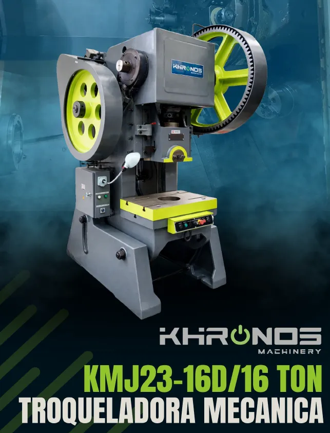 Troqueladora mecánica 16 toneladas: guía técnica para elegir prensa excéntrica 16 ton