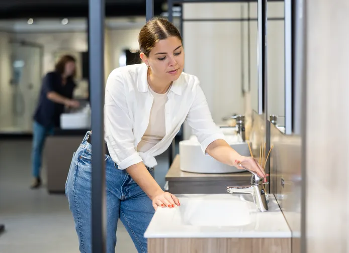 Medidas ideales para gabinetes de baño
