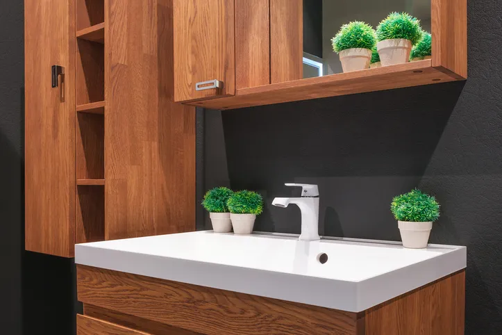 Tendencias de gabinetes para baño moderno