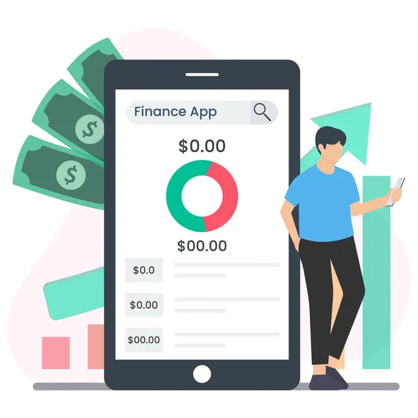 Imagen de una APP financiera