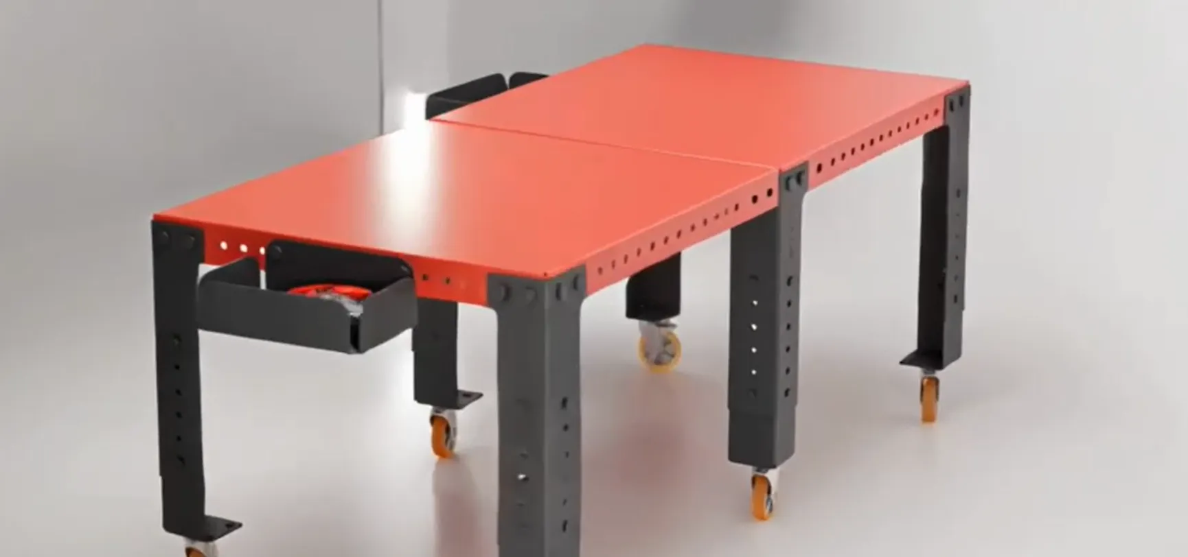 Mesa de trabajo de metal multiusos