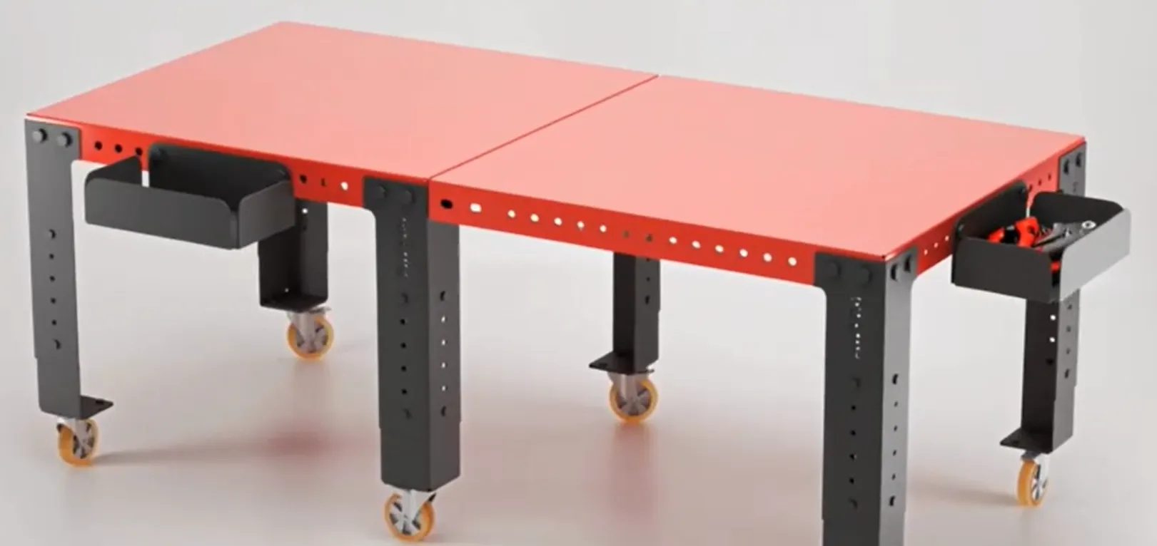 Mesa con ruedas multiuso