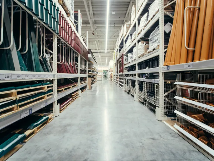 Gran almacén de materiales de construcción 