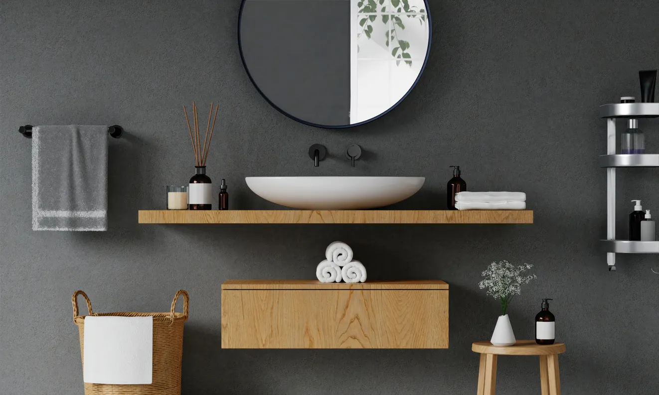 Baños con Repisas Flotantes: Funcionalidad y Estilo en un Solo Toque