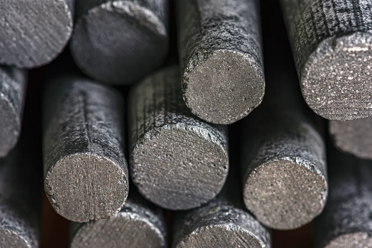 Varillas cilíndricas de carbono de grafito para la industria metalúrgica ligera