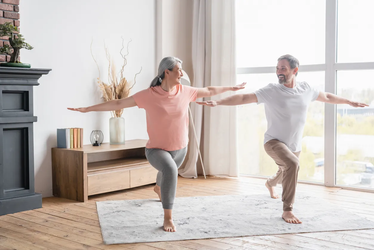 Ejercicios de equilibrio para adultos mayores