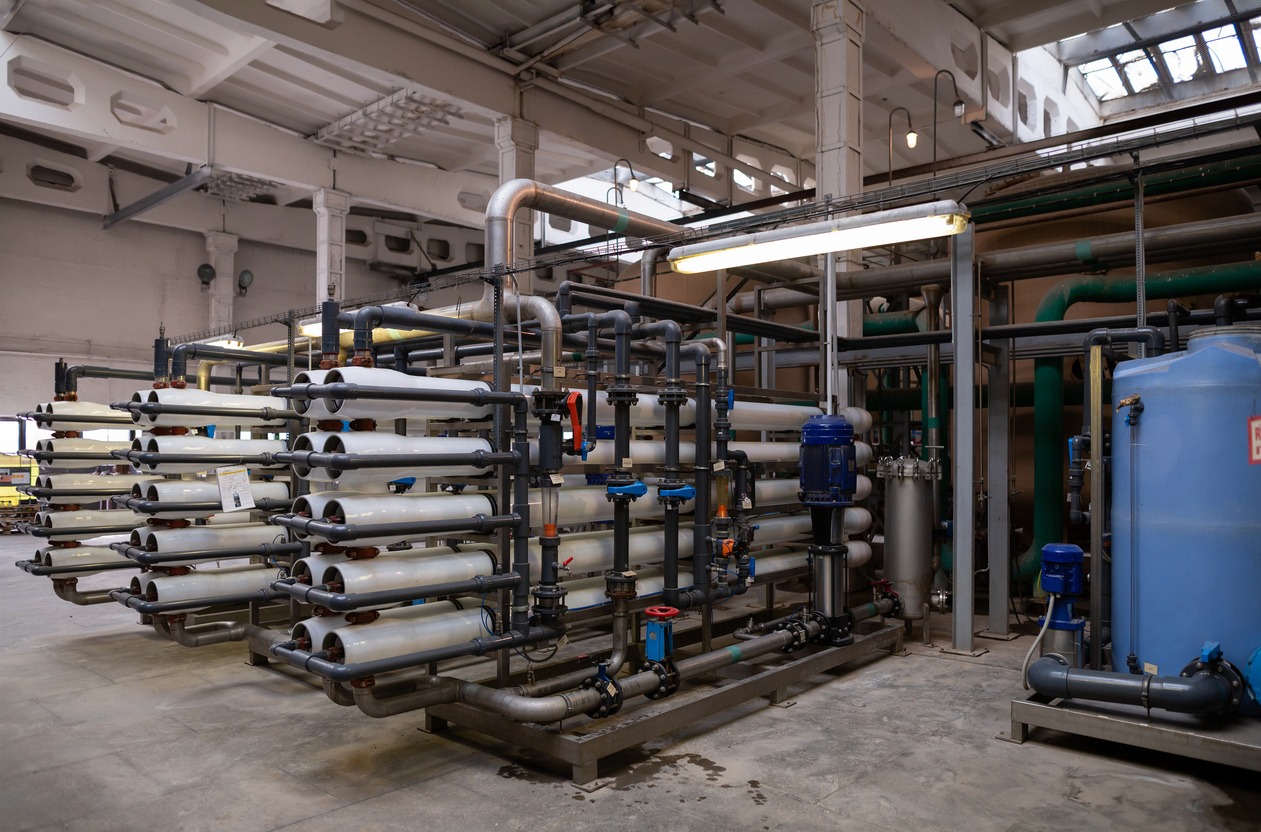 Cartucho de membrana de ósmosis inversa para tratamiento de agua, reducción de sales y aplicaciones industriales
