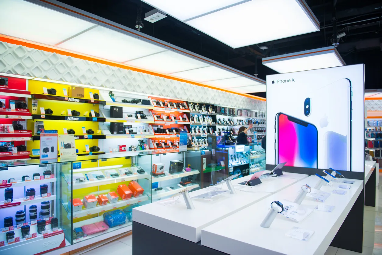 Tienda de celulares en centro comercial
