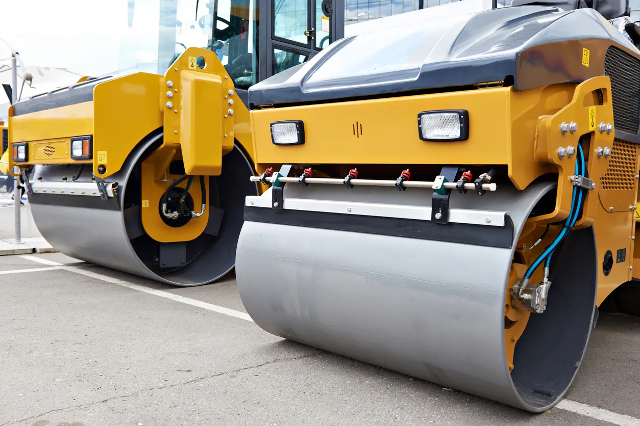 Road rodillos vibratorios para pavimento
