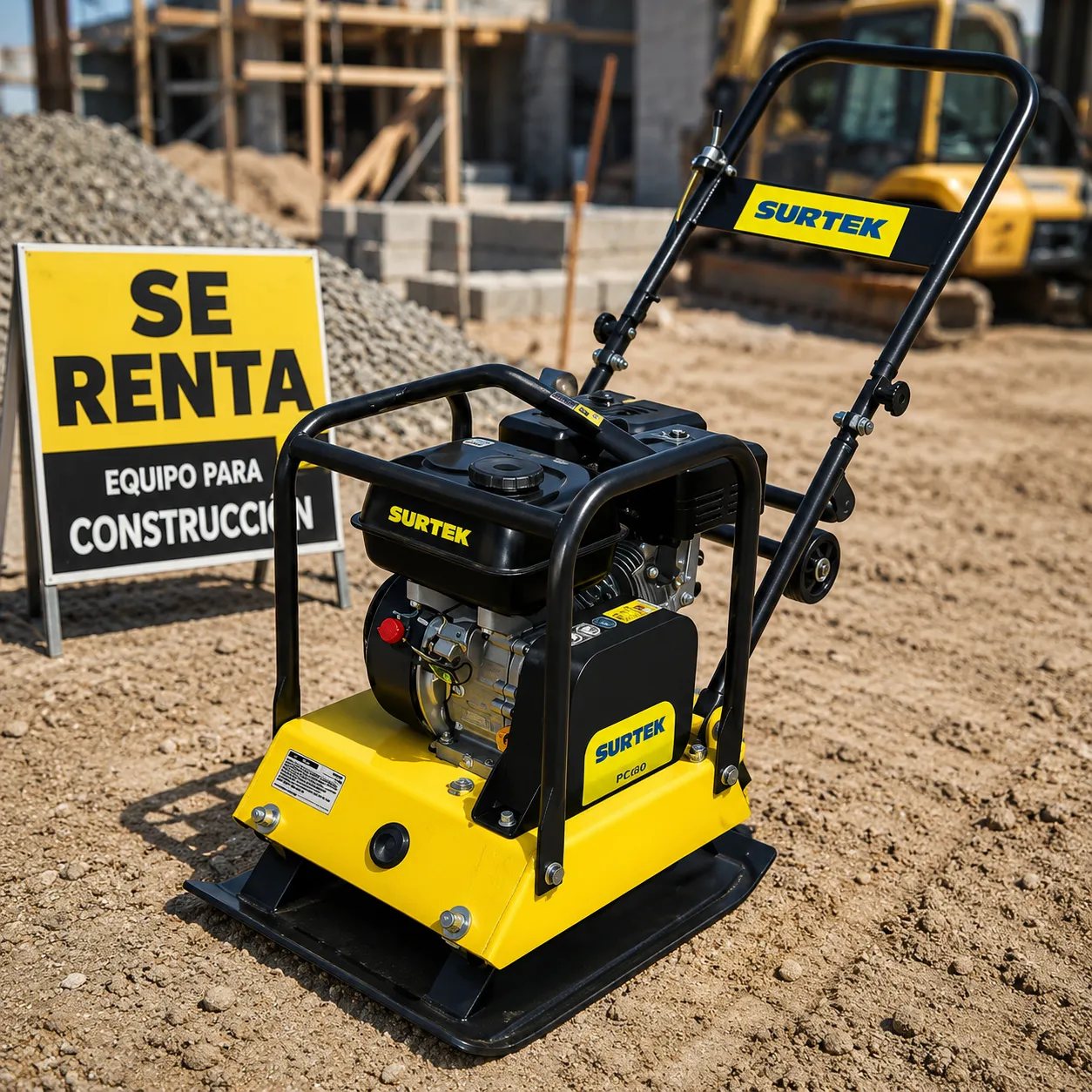 carte de se renta placa vibratoria