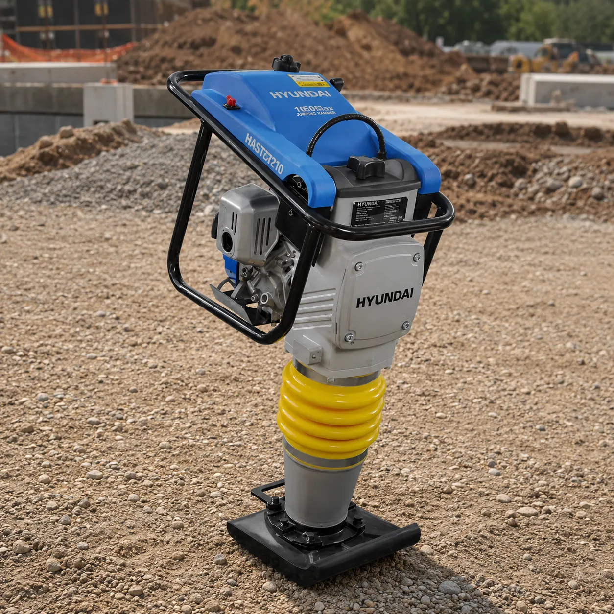  apisonadores Hyundai en compactación ligera