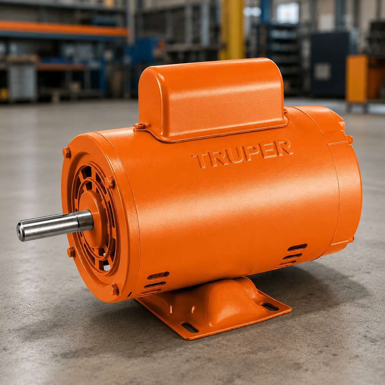 Motor eléctrico TRUPER en taller
