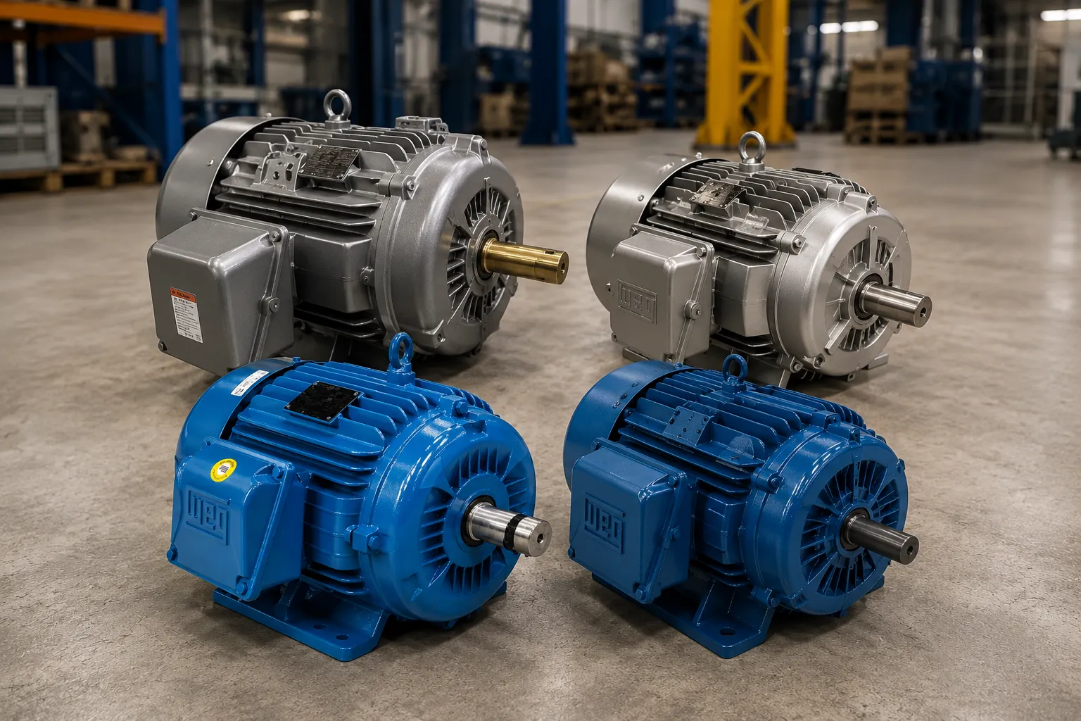 Potencias de motores industriales