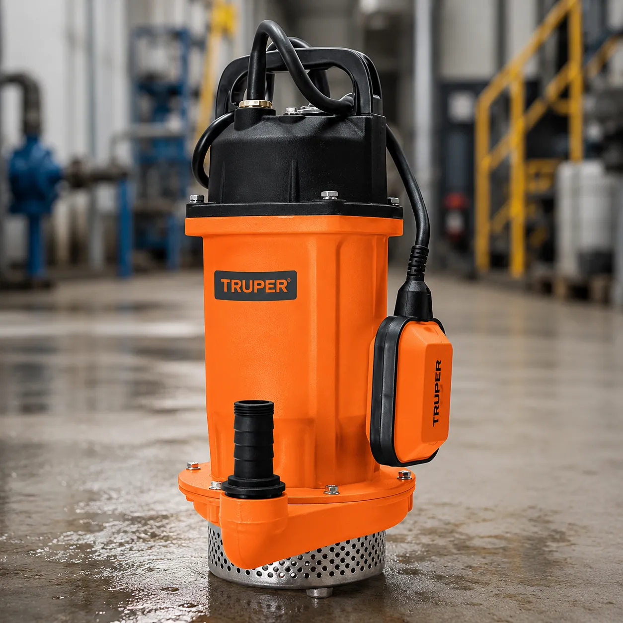Bomba sumergible TRUPER en taller