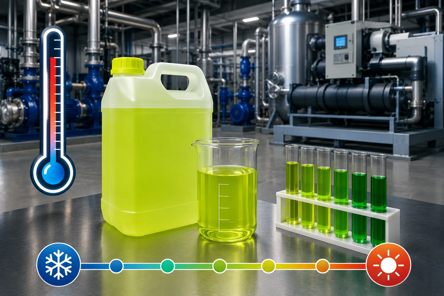formulación, aplicación y desempeño entre DOWFROST LC y KOSTChill PG XL para proyectos de enfriamiento.