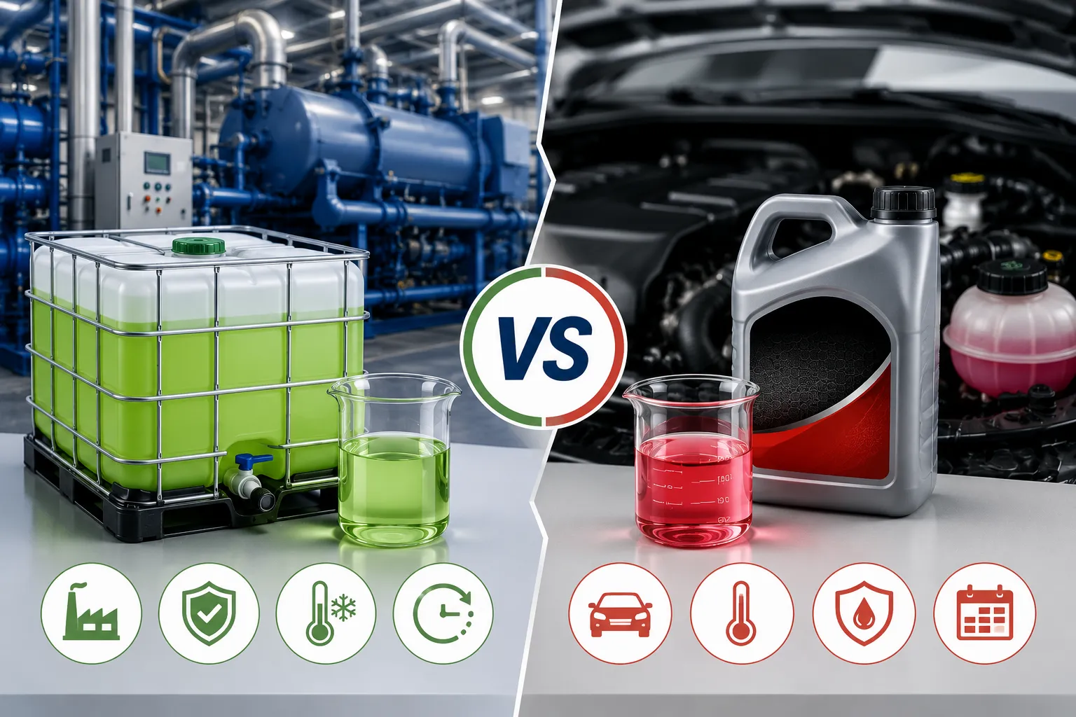 anticongelante automotriz y su diferencia con glicol