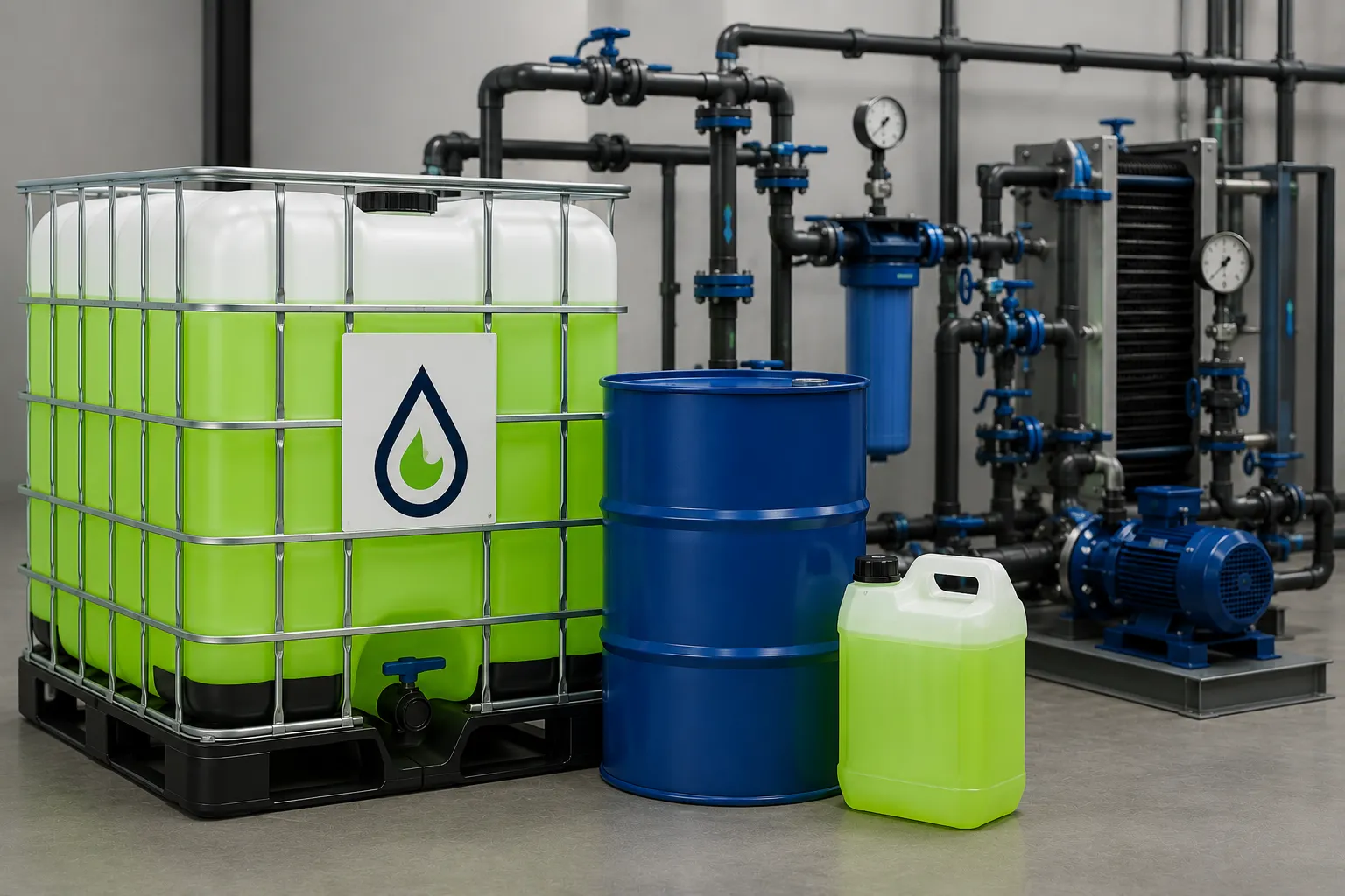 Cálculo de caudal para glicol en circuitos cerrados y sistemas de refrigeración industrial.