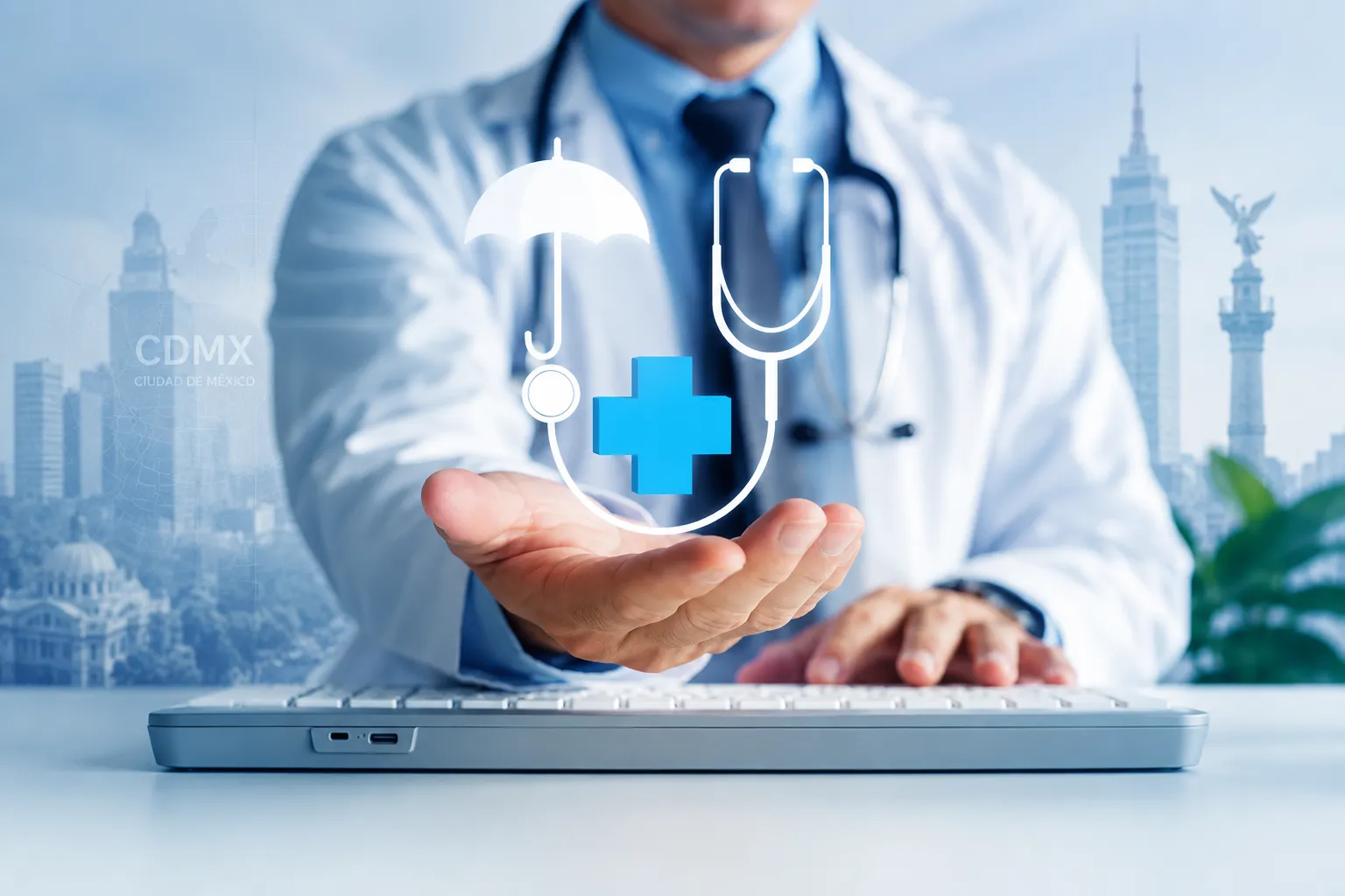 Concepto médico digital en CDMX