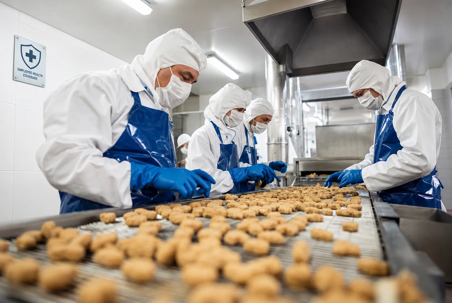 Línea de producción de alimentos industriales