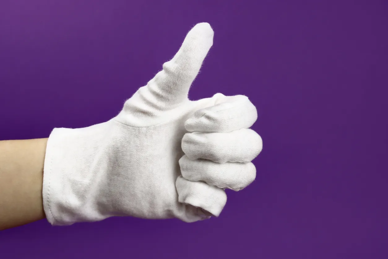 Guantes de algodón para trabajo y protección industrial