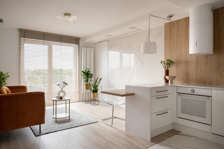 Interior de apartamento de moda 