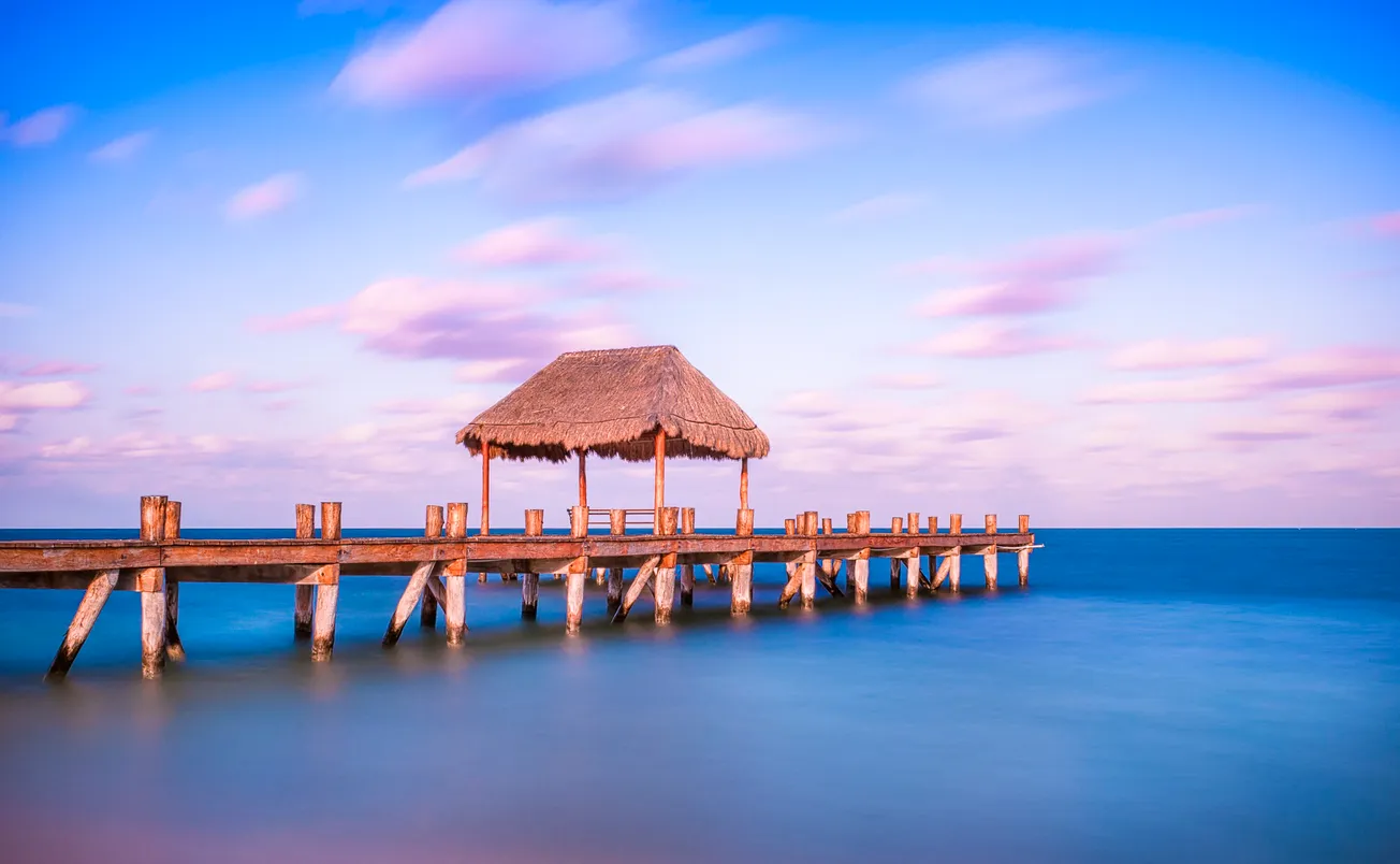 Amanecer de verano Riviera Maya 
