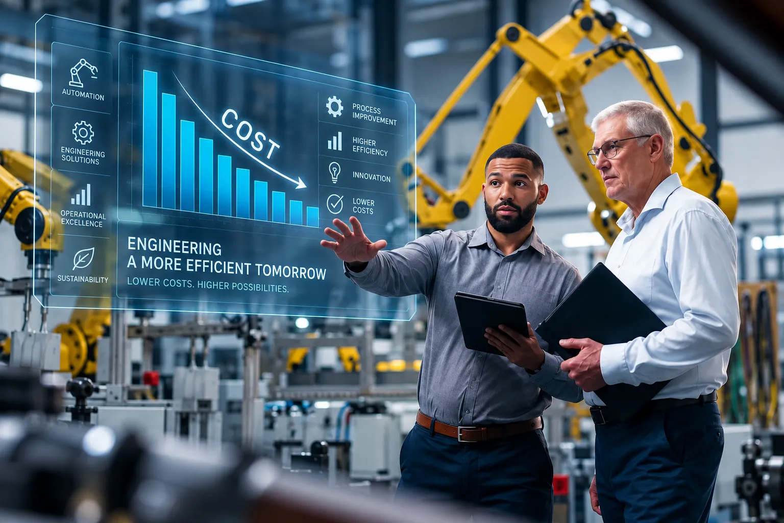 Ingenieros analizan eficiencia en fábrica inteligente