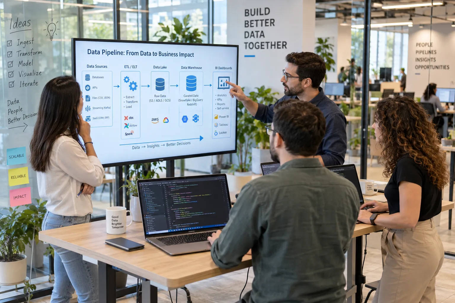 Colaboración en equipo sobre datos