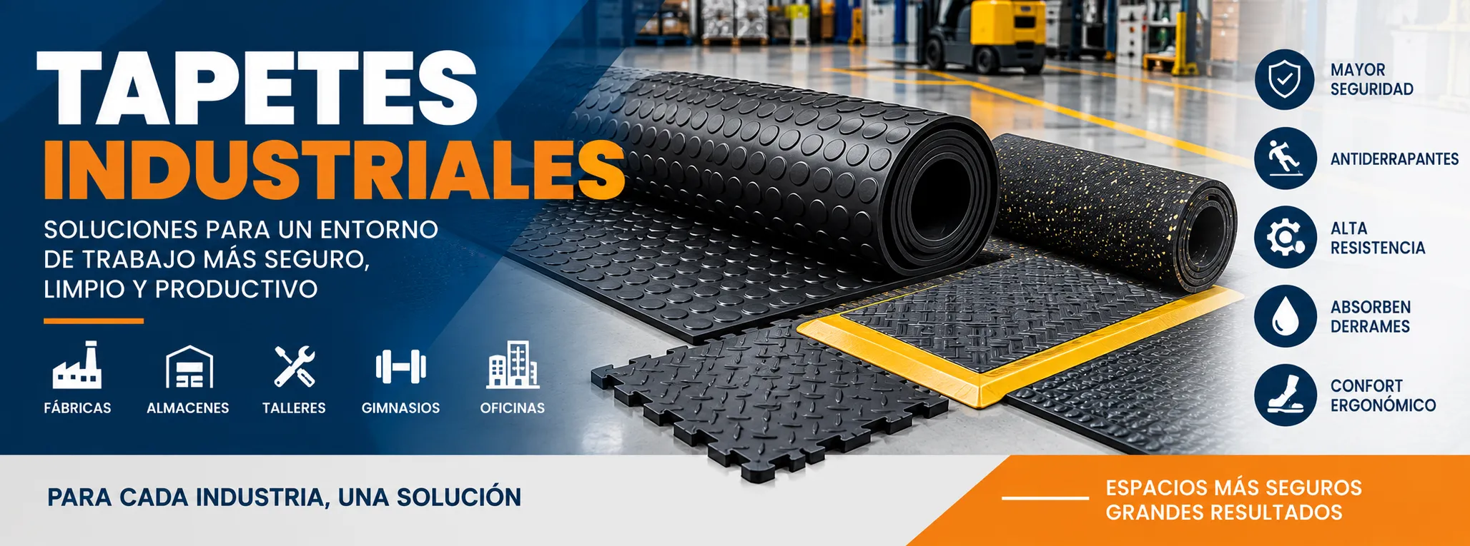 Tapete industrial en planta