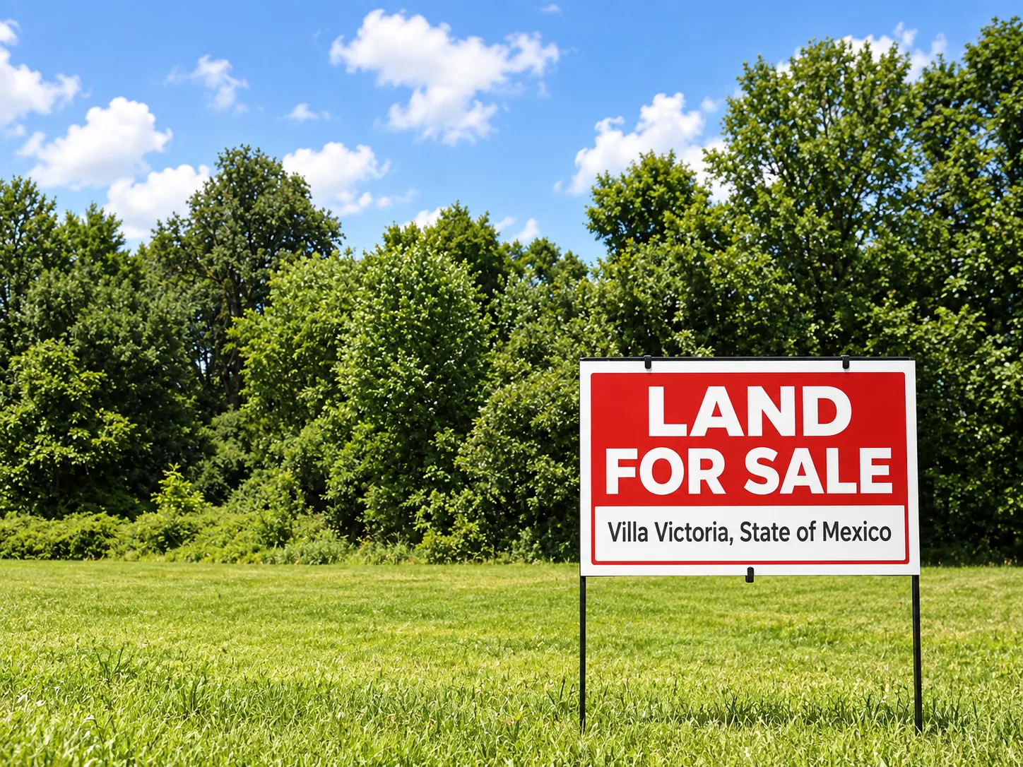 Terreno en venta entre árboles