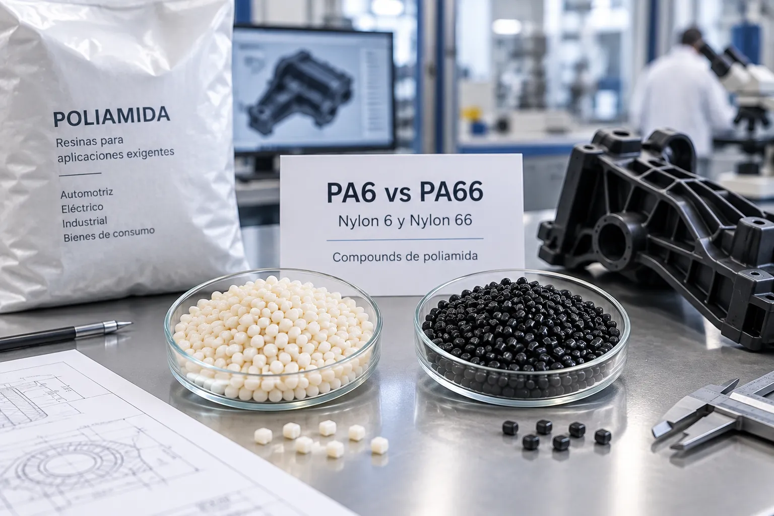 PA6 vs PA66: diferencias entre Nylon 6 y Nylon 66