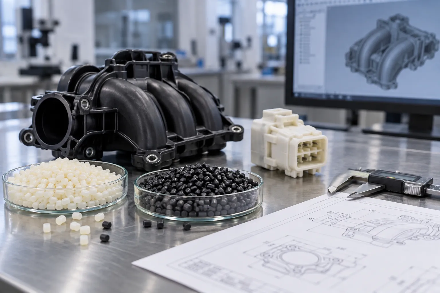 Ingeniería de polímeros en laboratorio