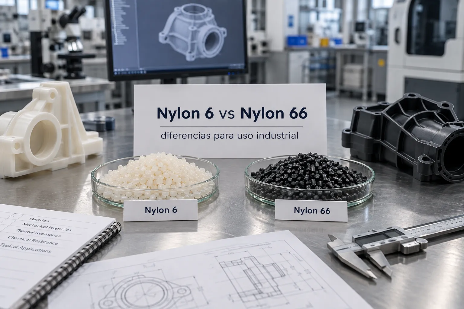 Nylon industrial: guía de tipos, propiedades y usos