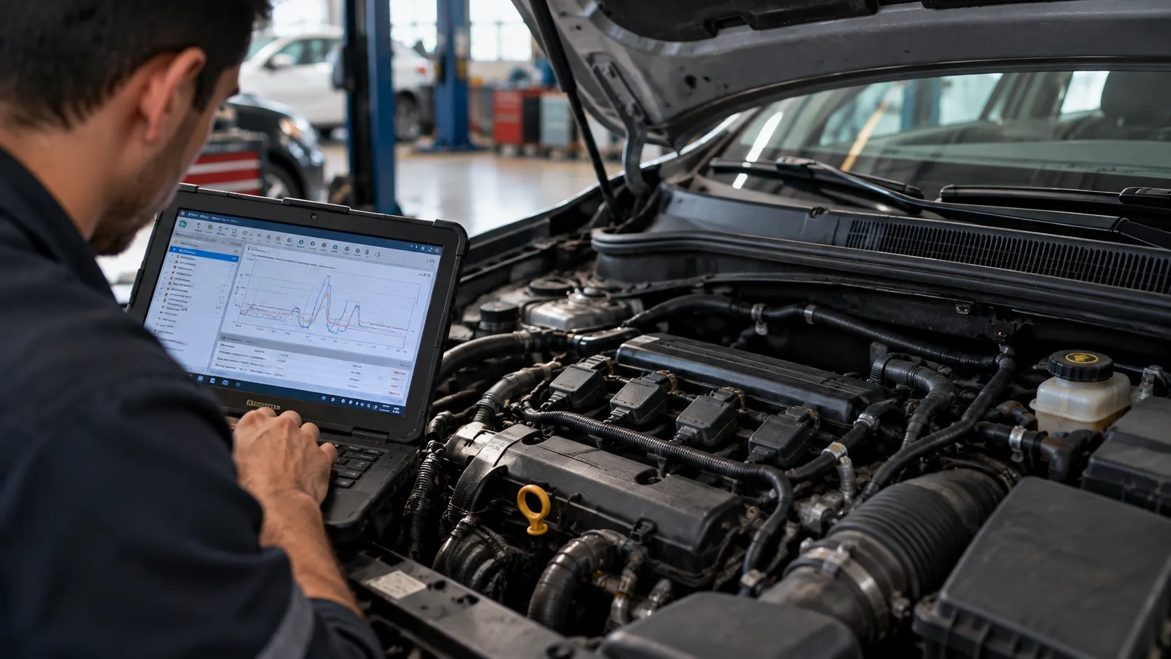 Diagnóstico automotriz bajo el capó