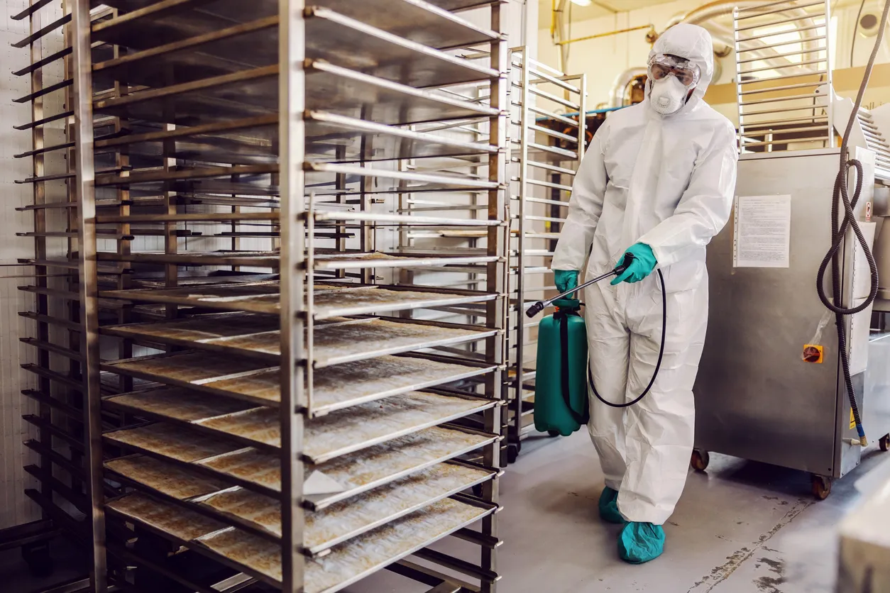 Programa de control de plagas en empresas de alimentos