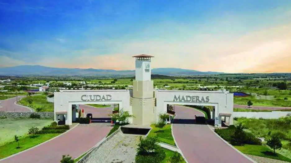 vista area de un desarrollo de Ciudad Maderas