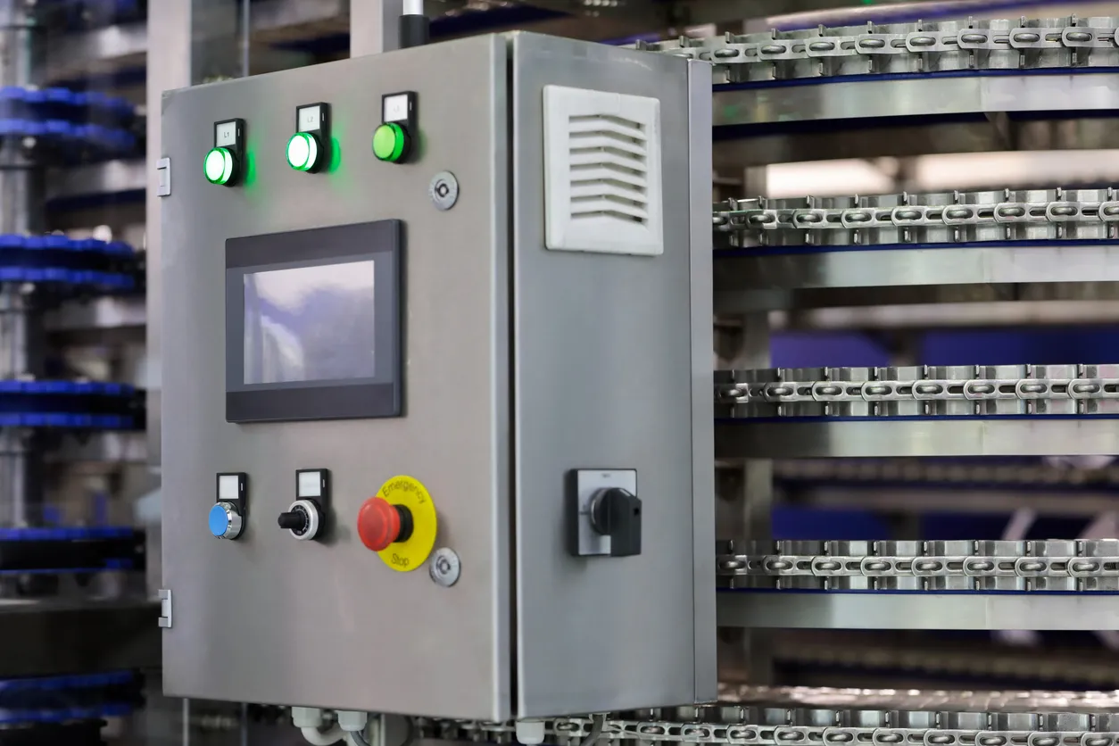 Panel de control del enfriador en espiral para pan