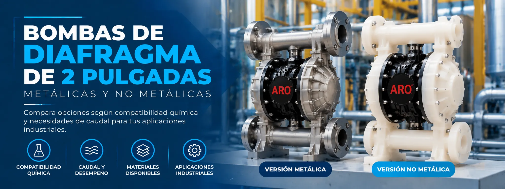 Bombas de diafragma de 2 pulgadas